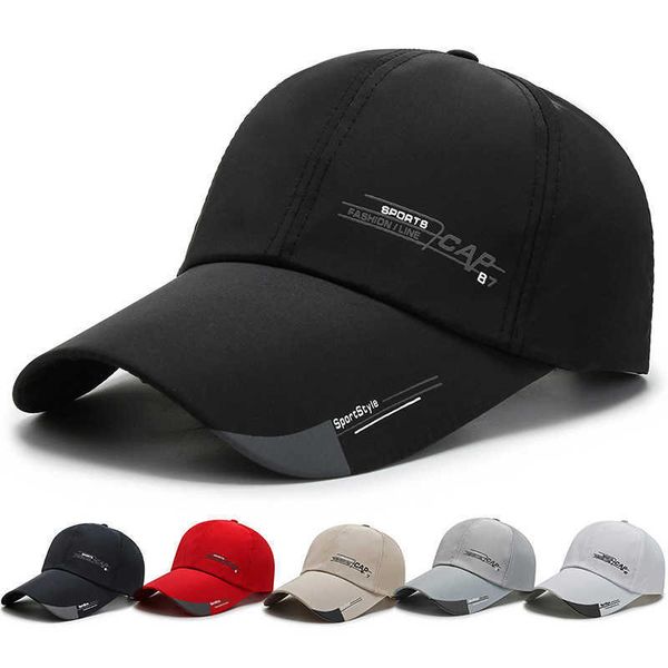 

ball caps casual simple baseball cap men's leisure wild fishing sun hat new fashion outdoor sports baseball hats for men golf cap l2302, Blue;gray