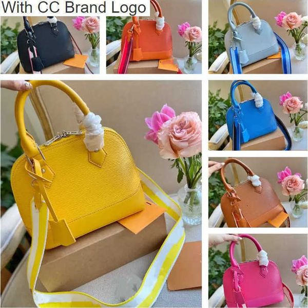 

luxury cc shoulder bags classic shell bag women alma bb handbags designer shoulder bags messenger crossbody tote purse water ripple wallet l