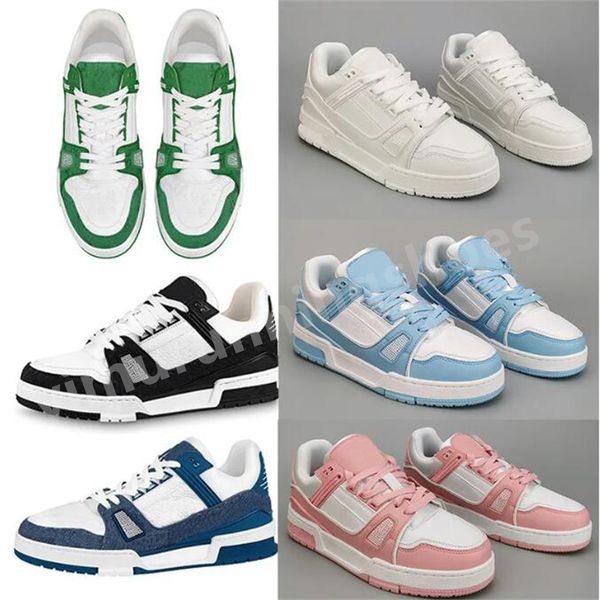 

2023 designer trainer sneakers chaussures dcontractes black men de femme plateforme fashion low shoe red green cuir rubber walking outdoor e