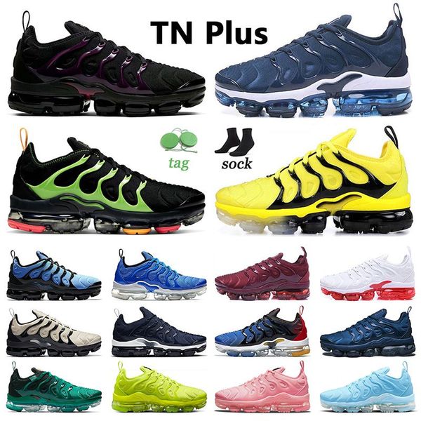 

original tn plus running shoes men women sneakers outdoor trainers dary blue black green bumblebee black noble red hyper blue racer blue
