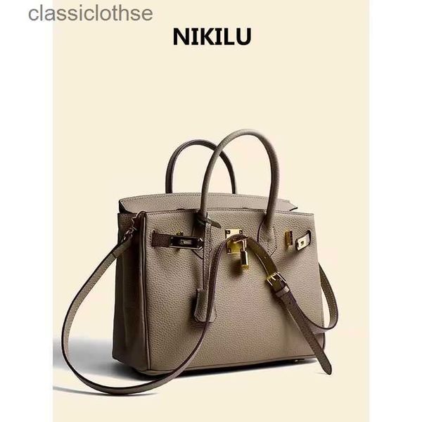 

original edition 7a h home designer birki bags for women bag 2023 new fashionable leather litchi ibxu