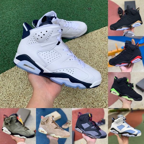 

jumpman electric green 6 6s mens high basketball shoes jorden midnight navy university blue bordeaux carmine hare dmp oreo black i248h