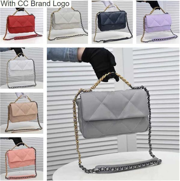 

luxury cc wallets 9a classic designer women shoulder bag handbag clutch 19 grid lady cross body bag chain luxury fashion handbags bags messe, Red;black