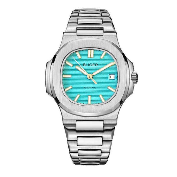 

luxury watches 3k 40mm 3k pp5711 8.3mm superclone pp watch blue plate refined steel automatic mechanical luminous male net red, Slivery;brown