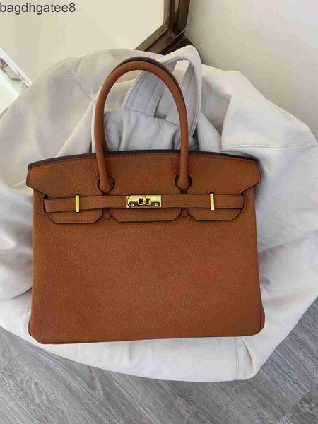 

single-shoulder bags 2023 high-capacity birkins designer women high-class bag fashionable classic herms popular litchi grain portable 4eti