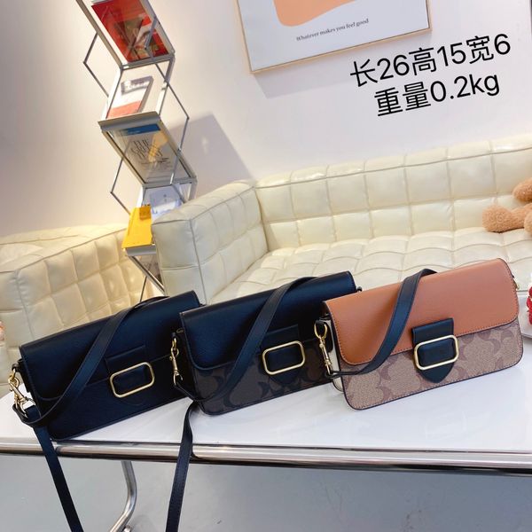 

classic split color baguette bags morgan carriage lock underarm bag luxury designer brand retro shoulder cross body small square hand bag