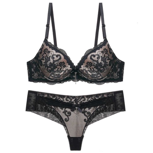 

lace bra new girls gather lingerie set, Red;black