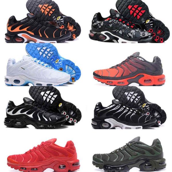 

2021 new tn mens shoes black white red classic tn plus ultra sports running shoes tns requin airs basketball designer traine244y