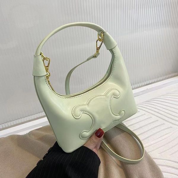 

fashion women's handbag designer bag new cross-body tote purse luxury design half moon large capacity portable portable one shoulder me