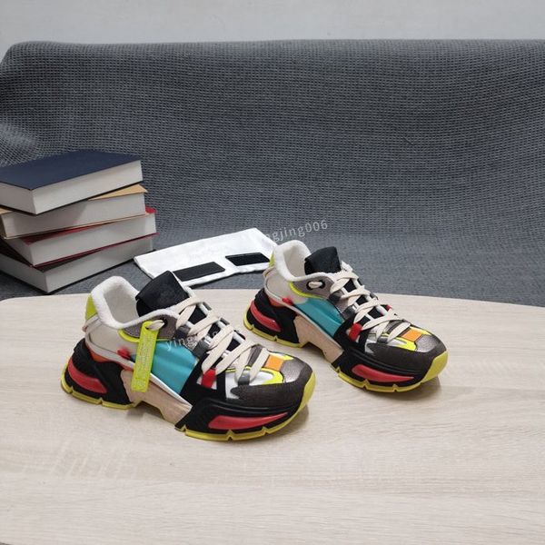 

men designer shoes sneakers men women platform sneaker suede leather trainers runner shoes size35-41, Black