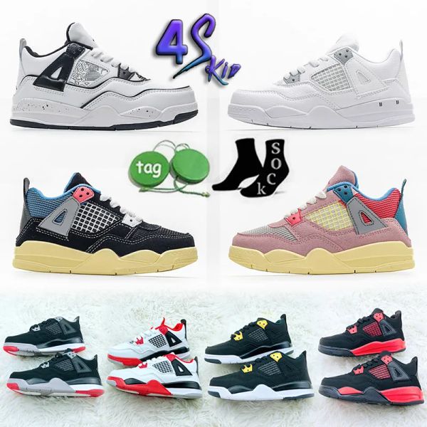 

kids shoes 4s 4 boys basketball shoe jumpman baby kid yout children black mid sneaker designer scotts military cat trainers h toddler infa
