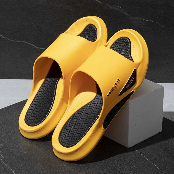 

slippers slippers men's slippers with thick soles couples' anti-slip fashion at home ladies' slippers shoes for men mens slip, Black