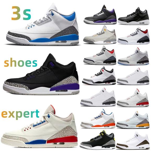 

2022 basketball shoes 3s 3 rust pink cardinal red pine green midnight navy racer blue fragment court purple cool grey 203k