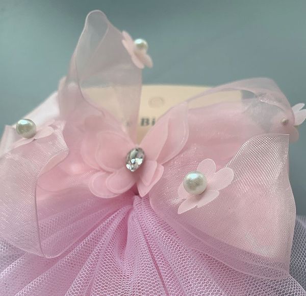 

wedding hair jewelry children s headdress wedding flower girl princess clip bow 230225, Slivery;golden