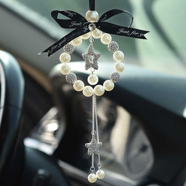 

interior decorations pendant ornament original diamond-encrusted auto rear view mirror hanging creative suspension decoration car accessorie
