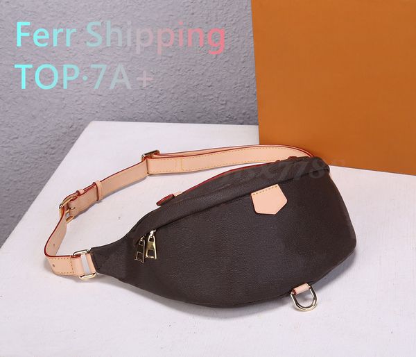 

designer luxury bag vintage printing leather fanny pack chest bag multifunctional clutch handbags high capacity fashionable casual m43644 me