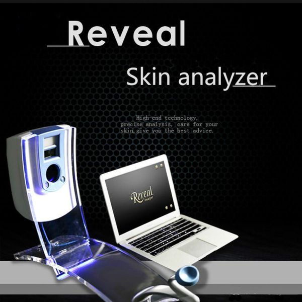 

skin diagnosis salon spa use analyzer scanner face moisture analysis water oil facial diagnosis