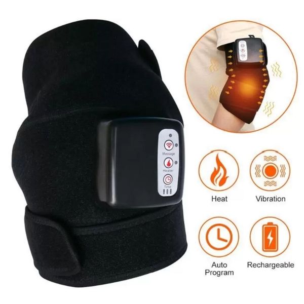

blood circulation electric knee relaxation heated brace massager machine