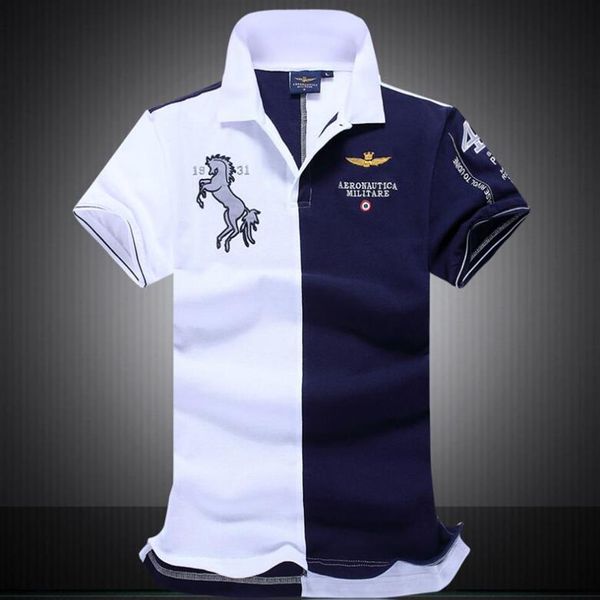 

fashion-ma1 brand polo shirt men casual short sleeve polo shirts camisa masculina homme camisetas big size 3xl mens designer polos311q, White;black