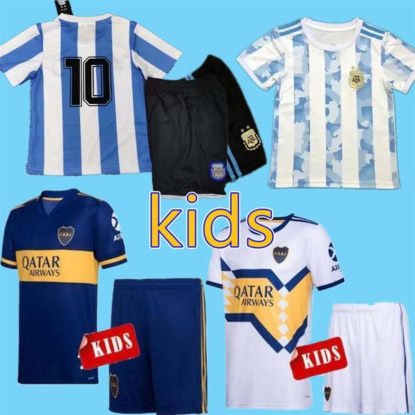 

diego maradona retro soccer jerseys 1986 argentina boca juniors vintage classic football shirt kids kits uniform213h, Black;yellow