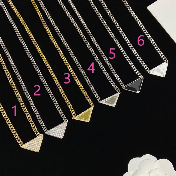 

classic multicolor letter necklace personalized fashion with diamond collarbone chain female, Silver
