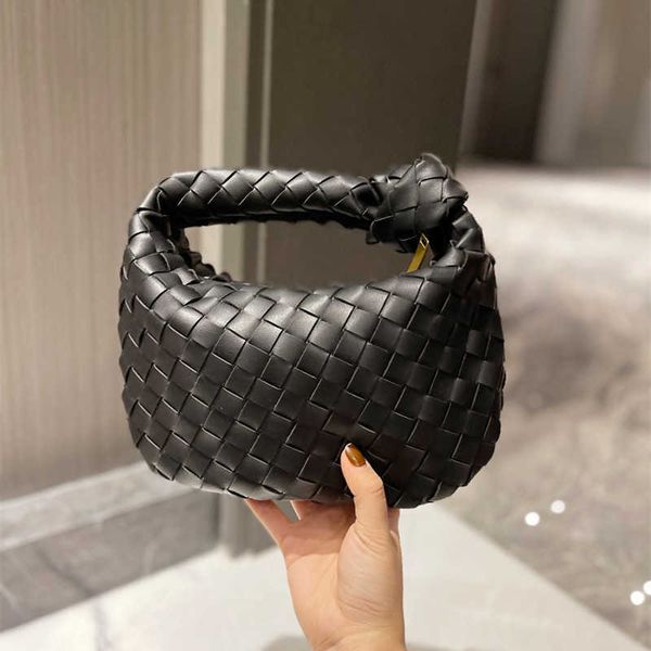 

jodie 2023 designer womens luxurious bags mini clutch handbags purses cloud hobo fashion tote weave leather shoulder crossbody black psu3