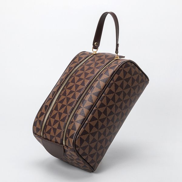 

cosmetic bags cases luxury brand cosmetic bags designer women makeup bag double zipper hanging bathroom wash bag multifunctional travel toil
