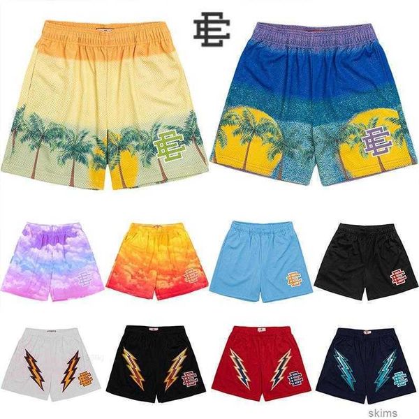 

men's shorts eric emanuel ee basic mens womens designers york city skyline fitness sweatpants short fanshion men summer gym workout bre, White;black