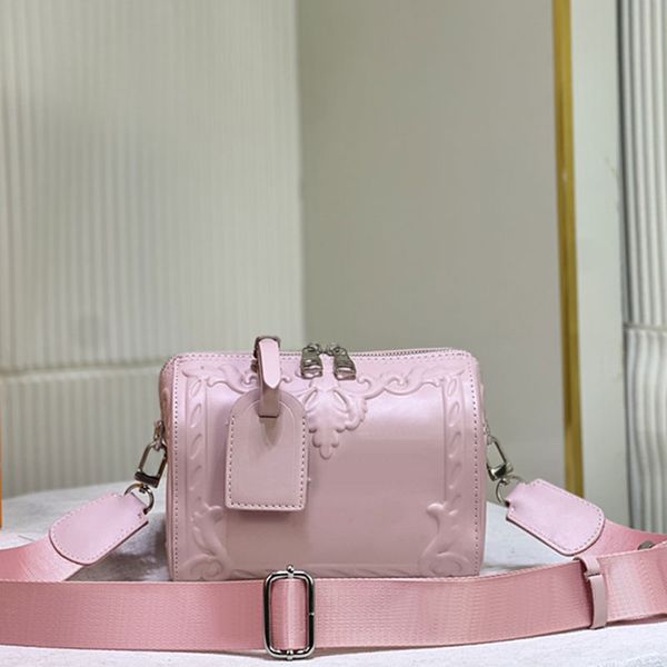 

embossed pillow bag crossbody handbags clutch handbags tote bags genuine leather four colors fashion zipper removable shoulder strap