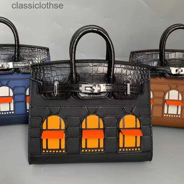 

original edition 7a h home designer birki bags for women spring and summer new alligator pattern snow house ba