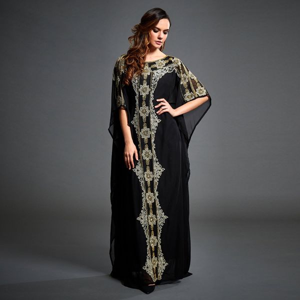 

ethnic clothing jilbab abaya new long dress middle east muslim robe european and american seaside holiday printed chiffon dress ethnic dress, Red