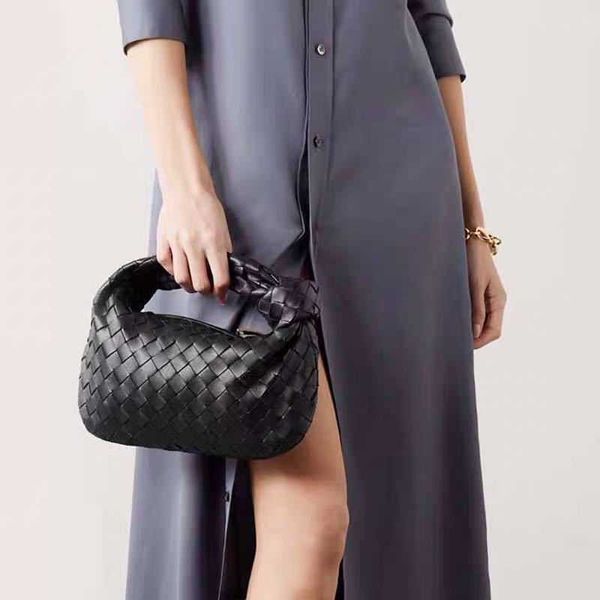 

2023 genuine leather knot bags manual weave jodie knit shoulder bags large volume woman high-quality luxury designer intrecciato totes 9w8r