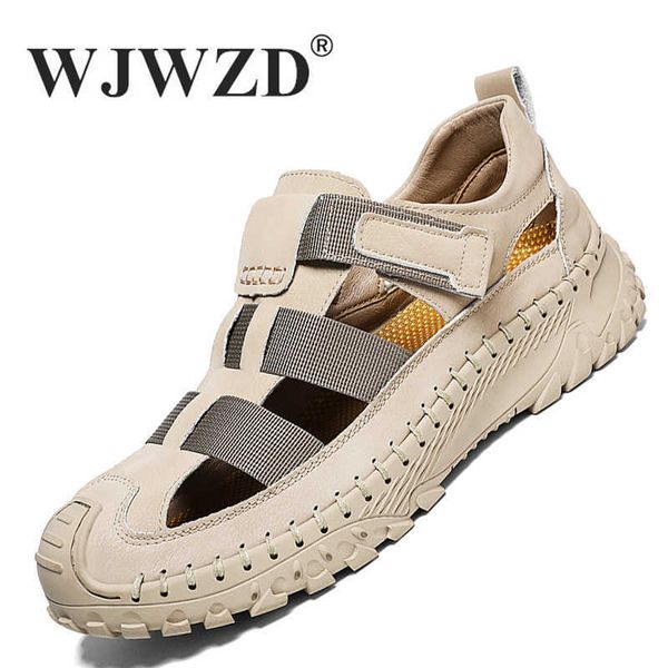 

slippers summer men sandals casual luxury brand slides designer men sneakers breathable slippers leather roman sandals zapatillas hombre y23, Black