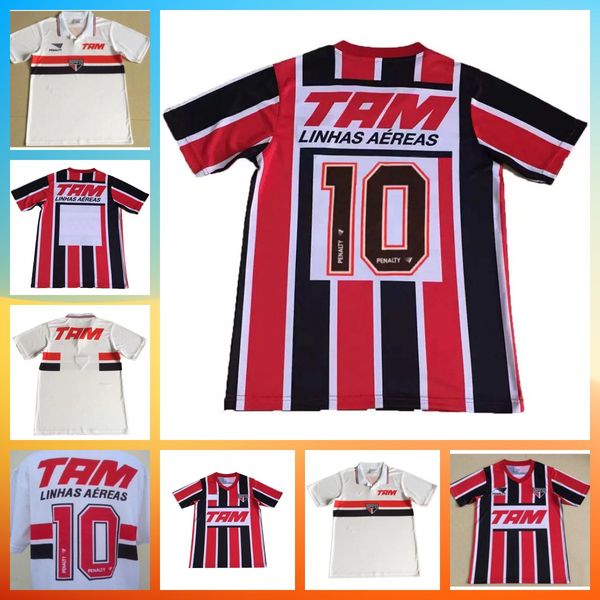 

1993 1994 sao paulo retro soccer jerseys home away red black white 93 94 camisetas de futbol classic vintage football shirts quality, Black;yellow