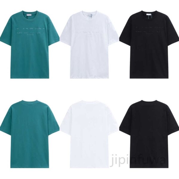 

mens shorts sleeves t shirts lanvins women designer cotton crewneck tees mans casual shirt luxurys clothing high street loosed pqo0, White;black