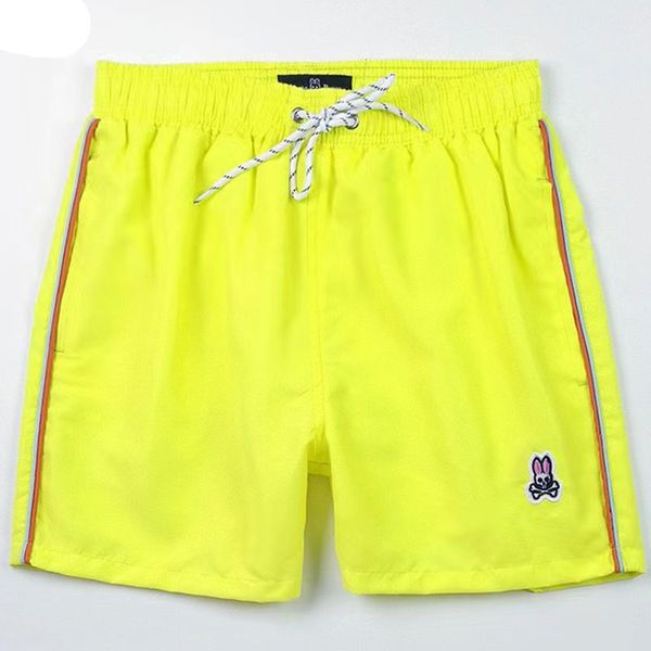 

mens fashion shorts summer psychological rabbit print surfing quick-drying beach pants hawaiian style, White;black
