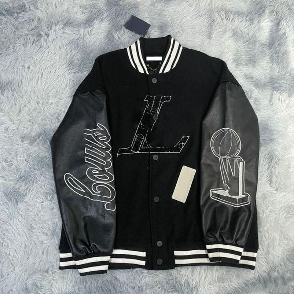 

Mens Jackets Women's Jackets Men's Jackets Baseball Brand  Vintage Bomber Coats Letter Embroidery Autumn Men Hip Hop Loose V Wxto