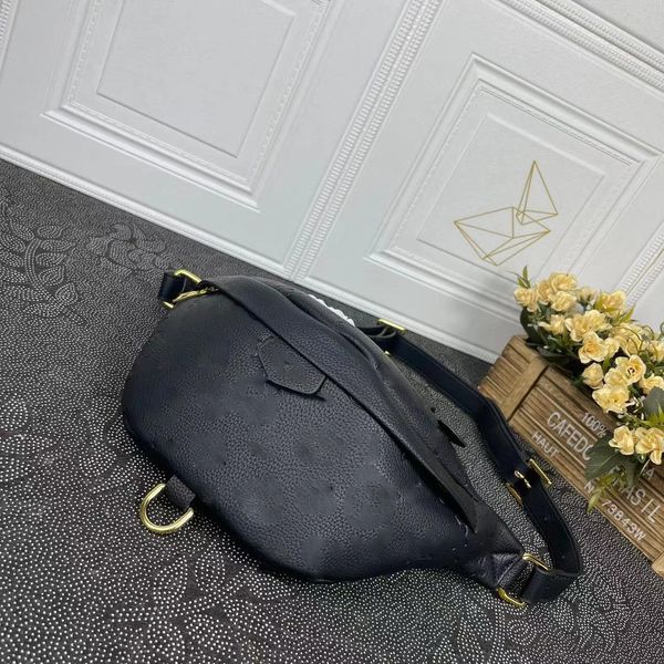 

619sumbag cross body waist bags temperament bumbags fanny pack bum embossing flowers famous soft leather luxurys designers bags serial numbe
