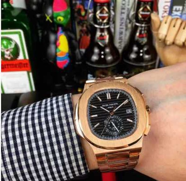 

watches 3k 3k pp5711 8.3mm superclone luxury watch philipp swiss automatic chain up movement sapphire glass size 40mm cjsm, Slivery;brown