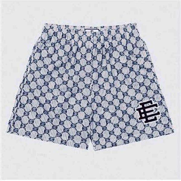 

eric emanuel ee basic shorts 2022 branded casual sports beach men's jogging mesh quick dry fitness, White;black