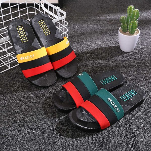 

slippers slippers slippers outdoor boys soft-soled beach home slippers house slippers men's shoes indoor slippers mens slippers outdoor, Black