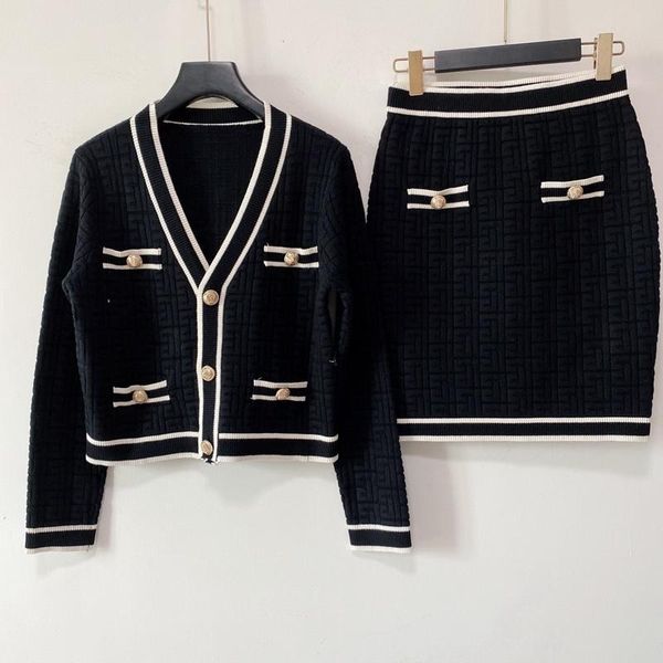 

Casual Dresses 2021 Summer Casual Dresses Sweater Skir Two Pieces Skirt Short Sleeves Knitted Cloth Luxury Designer Clothes Causual Wea Cnvm, Silical gel