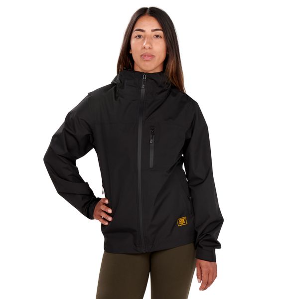 

sjk gale women s lg xl black rain jacket compass
