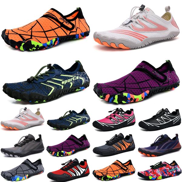 

water shoes beach women men shoes swim diving yellow purple white grey outdoor barefoot quick-dry size eur 36-45, Black