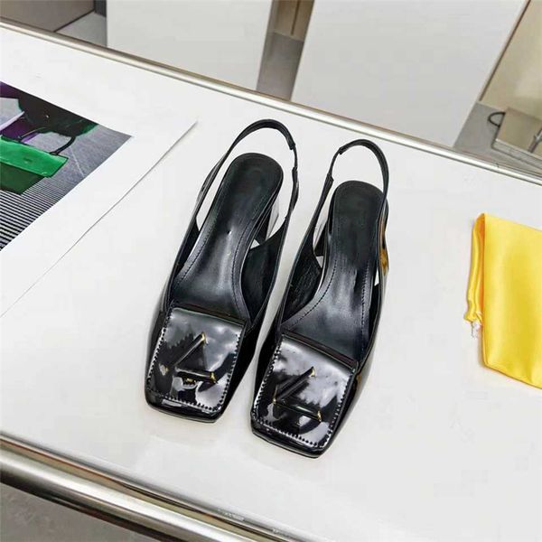 

dress shoes fashion women 2023 louiseity leather high heel letter logo party wedding tourism holiday casual flat shoes viutonity 03-07, Black