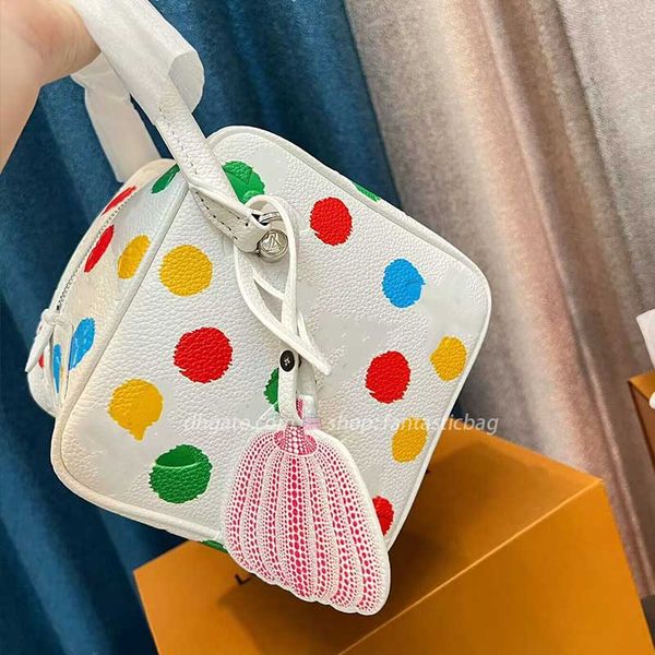 

ladies dice bag square bag handbag polka dot chain bag shoulder bag fashion