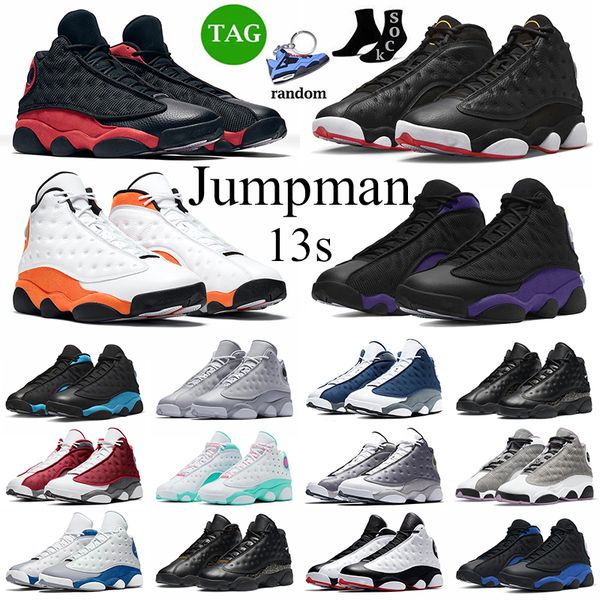

2023 arrival jumpman 13 13s men trainers basketball shoes playoffs del sol bred sports french blue black cat flint hyper royal court purple