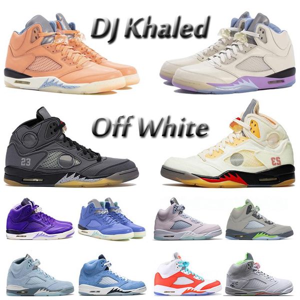 

dj khaled x we the s jumpman 5 5s v basketball shoes offs white mens blue bird white black florida gators easter camo designer266y