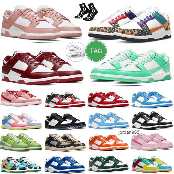 

shoes 2023 for men women flat sneakers low panda white black grey fog unc syracuse green glow chlorophyll triple pink strangelove gai mens j