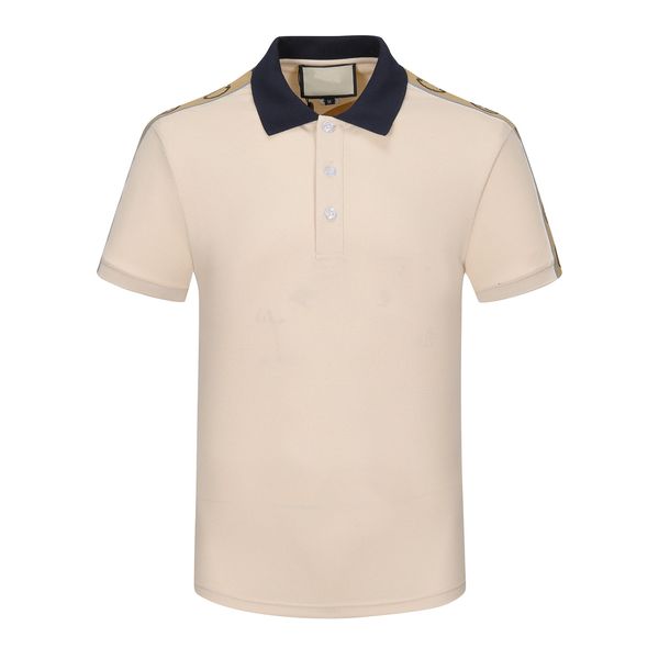 

mens stylist polo shirts luxury italy mens tshirt 2023 designer polos fashion mens summer short sleeve cotton t shirt asian size m-3xl, White;black